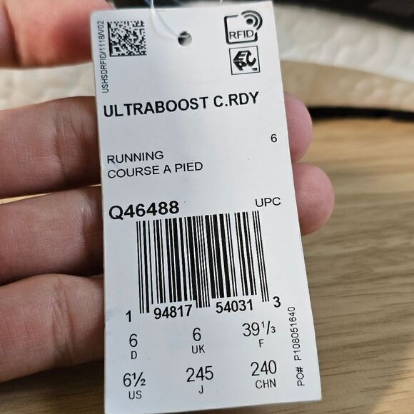 Adidas Ultraboost 20 Cold Ready Running Shoes Women's 8 Insulated Repellent New - Picture 14 of 16